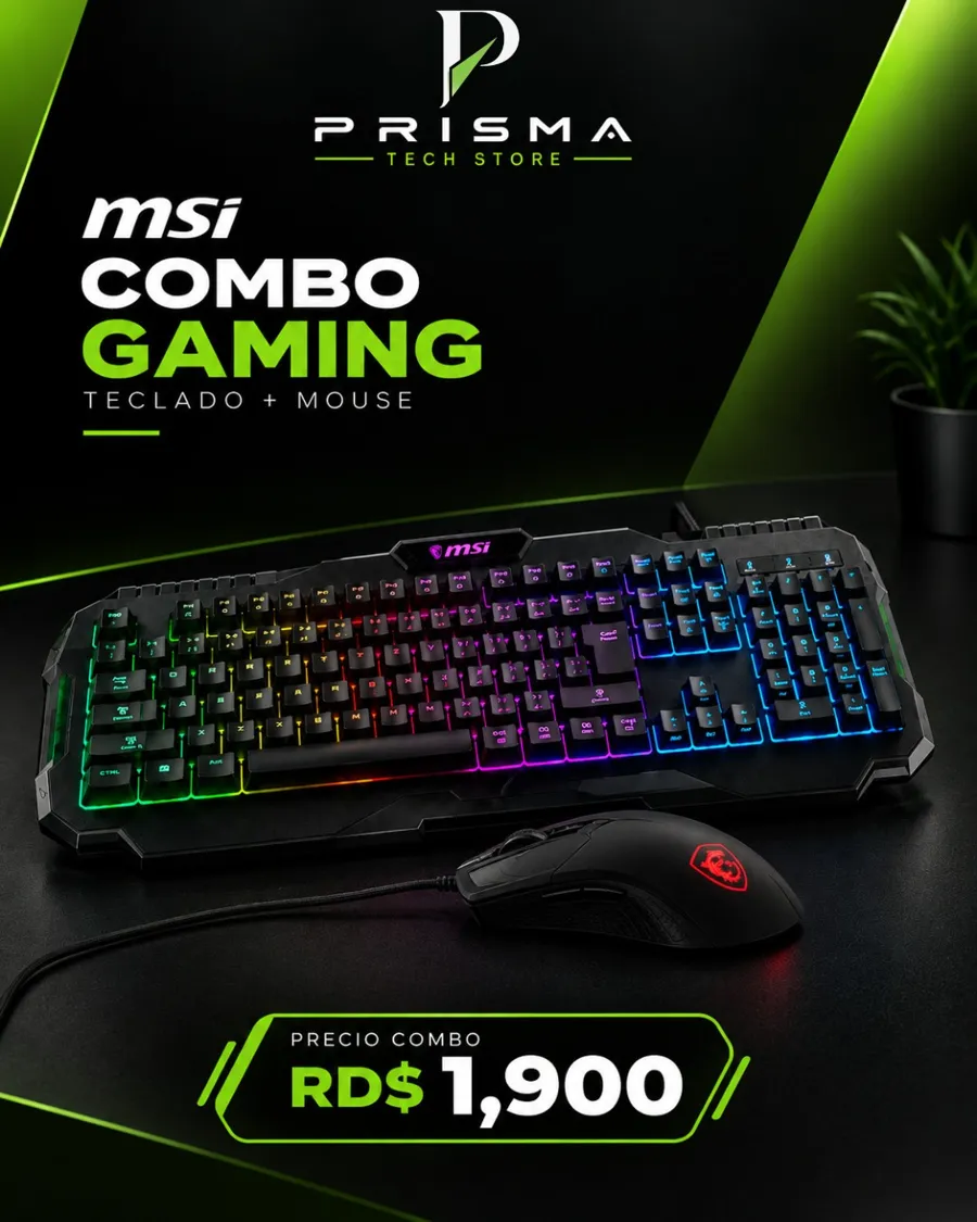 Publicación de Combo Gaming Teclado + Mouse